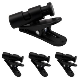 Notoke Pack of 4 Headphone Holder Cable Holder Clip, 360° Rotatable - for Treadmill, Gym and Office - Cable Holder for Headphones and Microphone