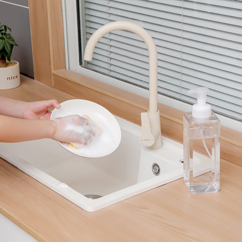 UUJOLY Foaming Soap Dispenser 1L (33.8oz) Refillable Plastic Pump Bottle