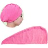 Toalla De Secado Rápido Microfibra Gorro Cabello Ligero y Cómodo