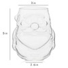 RockTrend Santa Claus Shaped High Borosilicate Clear Glass Mug Teacup