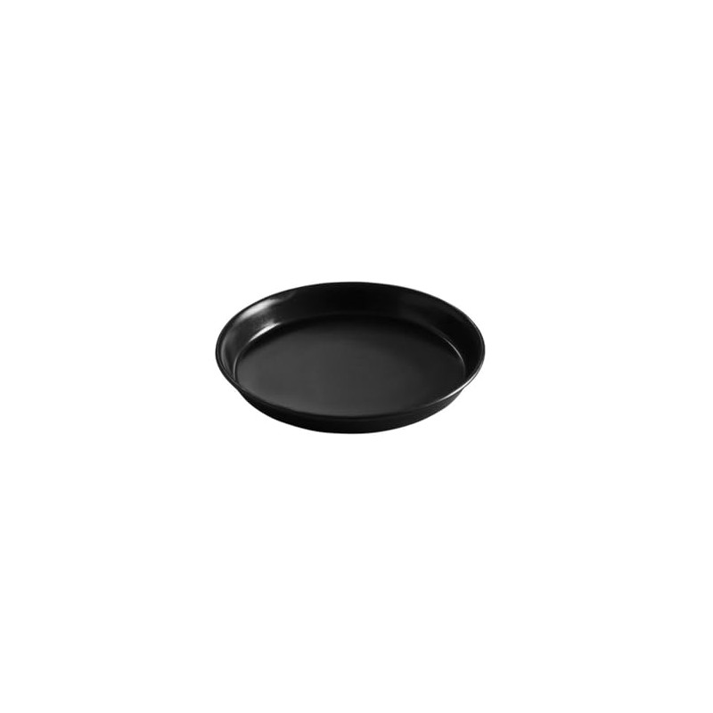 HENDI Pizzablech, Aus Blaustahl, Backblech, Ideal für gleichmäßiges Pizza-Backen, ø240x(H)25mm