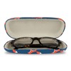 LAGO TERRA Fox Print Hard Shell Glasses Case - Navy