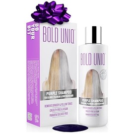 Purple Shampoo for Blonde Hair: Sulfate-Free, No Yellow Silver Shampoo to Revitalize Blonde, Bleached, Highlighted or Grey Hair â€" 8.45Fl.oz/ 250ml