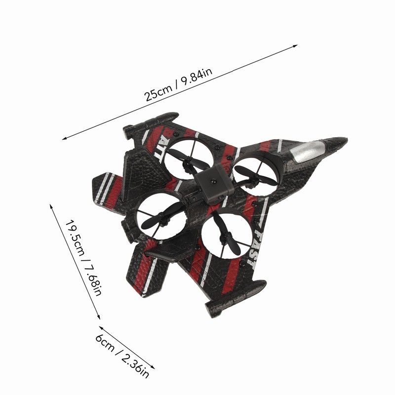 2.4 GHz Kids Foam Glider Fighter Jet Stunt Flighting Shockproof