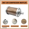 M07 Air Compressor Muffler 3/4" NPT Male, Air Exhaust Silencer