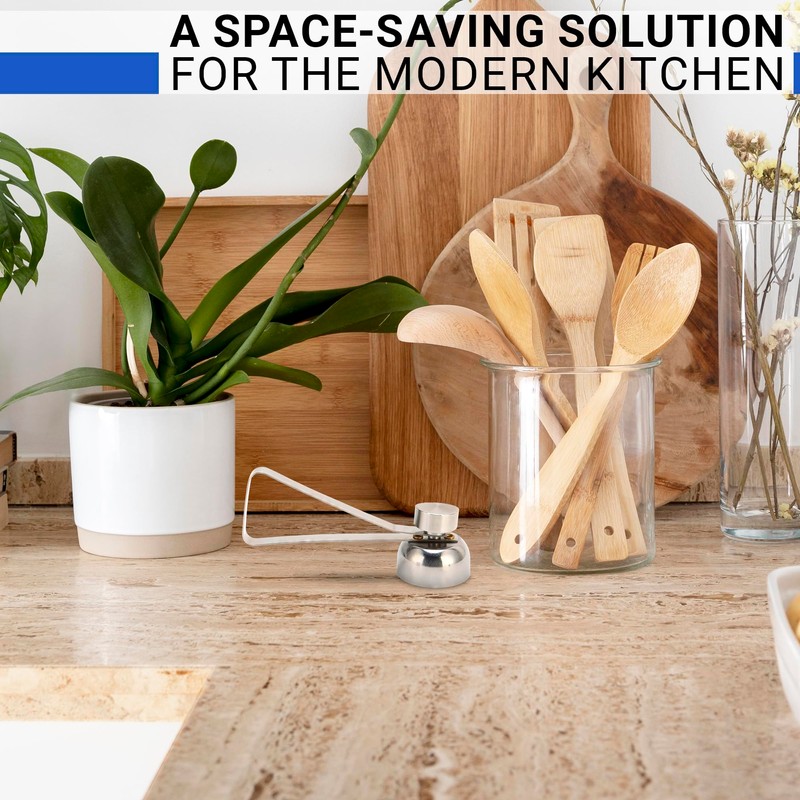 Egg Cracker Tool for Raw Eggs - Stainless Steel Egg