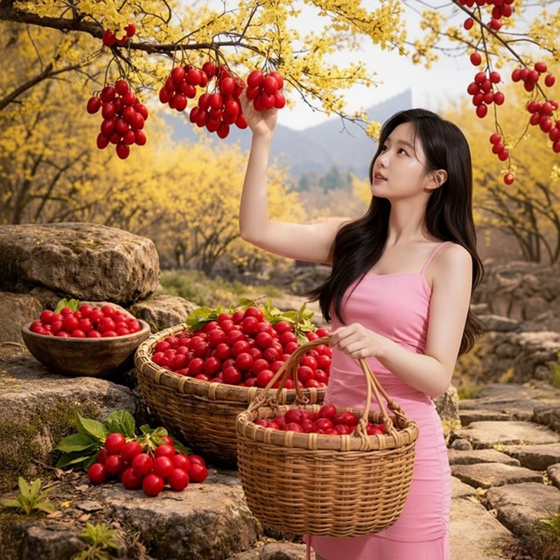 Domestic Unsweetened Cornus officinalis Powder Domestic Cornus officinalis Fruit /