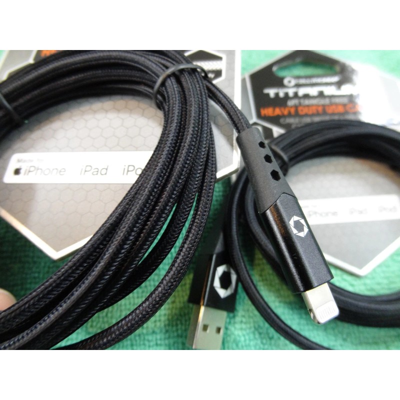 Celltronix 2X Celltronix Titanium 6ft Tangle Free Heavy Duty USB