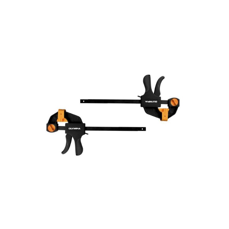 Olympia Tools 38-230 2-Piece Mini Ratcheting Bar Clamp and Spreaders