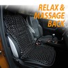ZONETECH Beaded Seat Cover Full Car Massage Cool Premium Comfort