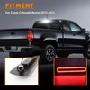 ZDEERAOTO Smoked Lens LED 3rd Third Brake Light Replacement for