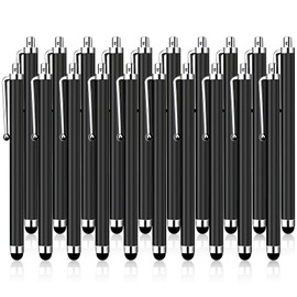 YITIAOXIAOYU 20 Pack Stylus Pen,Stylus Pen for Touchscreen High Precision and Sensitivity for Everyday Writing/Drawing,Universal Stylus Compatible with Touch Screens,Black