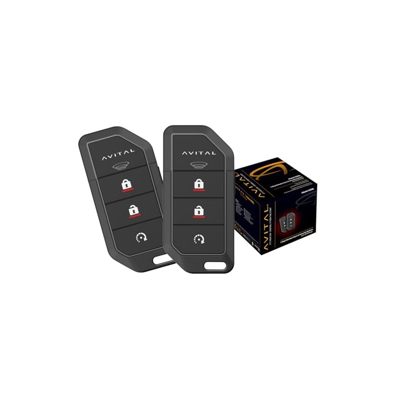 Avital 5108L Automotive 1-Way Remote Start Security System with 2