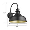 Bestshared 14" Gooseneck Barn Light Farmhouse Wall Mount Light Fixture