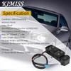 KIMISS Car Window Switch A2098203410, Plastic Switch for Electric Window