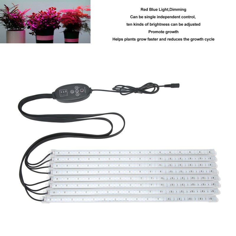 LED Plant Grow Lights 8 Hard Strips Indoor Plant Lamp