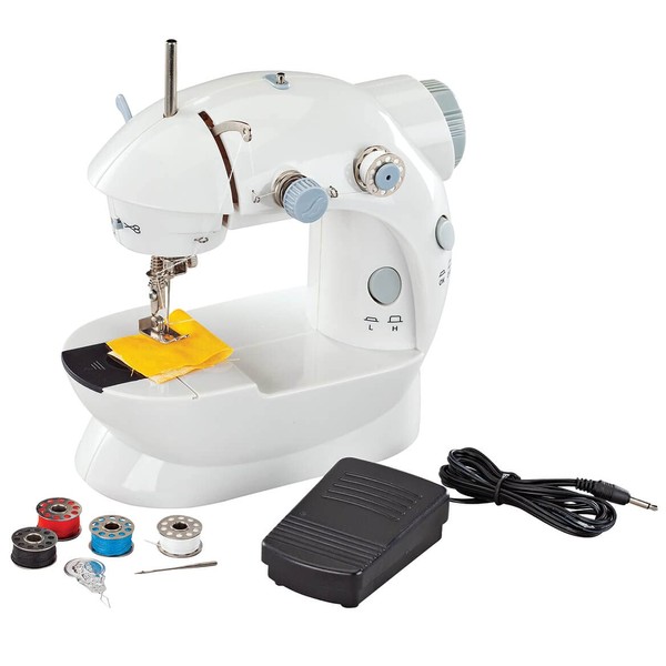 Fox Valley Traders Multi-Use Compact Sewing Machine with Foot Pedal