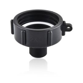 Ceaeso 275-330 IBC Tote Adapter, Food Grade IBC Drain Adapter,Water Hose Male Adapter for Garden Hose,2" coarse Thread X 3/4" Garden Hose…