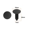 20 Pcs Black Plastic Door Trim Panel Hood Clip