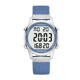 Hearkent Pedometer Pedometer for Women, You Can Enjoy Steps, Mileage, Calories, Countdown, Alarm Clock and Other Functions No App, Charging Required or Bluetooth, 2401