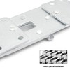 DEEPDREAM 4 Pack Sectional Couch Connectors Metal Couch Clips Sofa