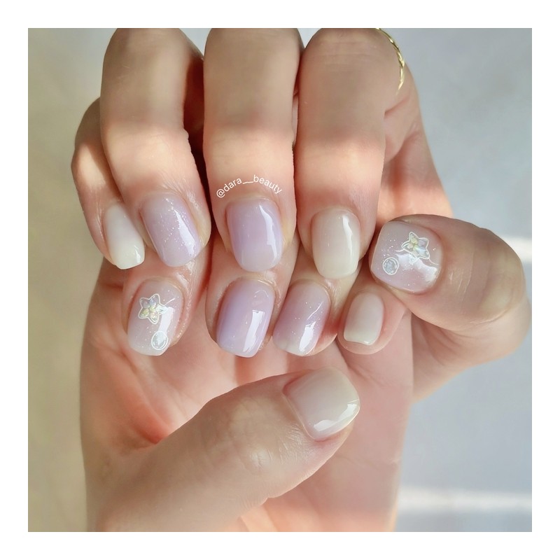 Dara Beauty July 2025 Art of the MonthLight Purple Nail❣