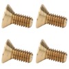 50Pcs Flat Hex Socket Screw Copper Countersunk Head Fastener Hardware