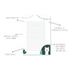 Friendly Fox Children's Writing Paper with Lines – 20 Sheets