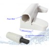 Toilet Seat Hinge Kit Fit for Kohler, Elongated Toilet Seat