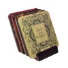 Jane Austen Novels Coaster Set - Cork Back Coasters (Set