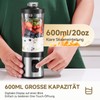 AMZCHEF Portable Mixer for Milkshake Minimixer
