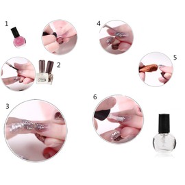 XICHEN 24 Pcs/Colors Glitter Powder Dust Nail Art Tip Decoration