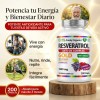 Resveratrol Gold 200 Cápsulas Suplemento Antioxidante Transresveratrol Complejo Antioxidantes Polifenoles