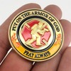Put on The Armor of God Coin Ephesians 6:11-18 Firefighter