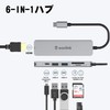 WAVLINK USB HUB / 1x4K @ 30Hz HDMI Port/1xUSB-C/1xUSB3.0/1xUSB2.0 Port/1xSD/TF