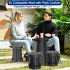 TAIWANBED 2026 Upgraded 45cm Collapsible Stool with Cushion, Maximum Loading