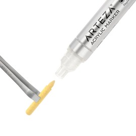 ARTEZA Marker Pen Tips, 10 Bullet Nibs, Marker Nib Replacements for Acrylic Paint Pens, Art Supplies for Decorating Glass, Wood and Ceramics
