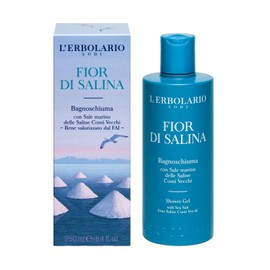 LErbolario Lerbolario shower gel - fior di salina - water, citrus scent - made with sea salt from saline conti vecchi - cruelty free, no silicones,...