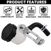 Motorcycle Brake Fluid Reservoir Master Cylinder Fluid Tank Reservoir With