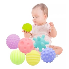 Say Cheese Pelotas Para Bebé Sensoriales 6 Pack - Juguetes Dentición