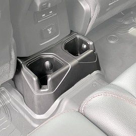 Wocch for Jeep JL Rear Cup Holder Back Seat Floor Console Mount Dual Drinks Water Bottle Beverage Holder for Jeep Wrangler JL and Gladiator JT 2018-2025