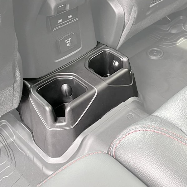 Wocch for Jeep JL Rear Cup Holder Back Seat Floor