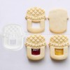 3D Jam Sandwich Cookie Cutter Set Small Cookie Cutters for