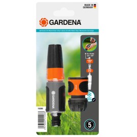 Gardena Gardena Spritz-Satz für 13 mm (1/2 Zoll)- und 15 mm (5/8 Zoll)-Schläuche: Reinigungsspritzen-Set mit Aquastop für einen schnellen Anschlusswechsel (18288-20)