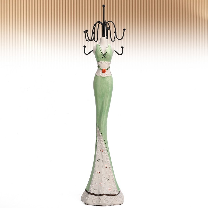 Necklace Display Stand Model Shaped Jewelry Earrings Storage Holder Organizer