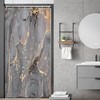 ASDCXZ Marble Shower Curtain 120 x 200 cm (W x