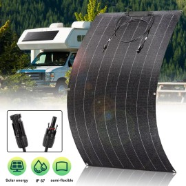 DUOERLAN 200W Outdoor IP68 Flexible Solar Panel ETFE High Efficiency Roof Solar Module