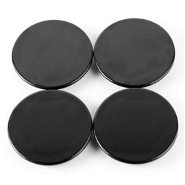 Rhinotuning 4 pcs wheel center cap ID 69mm OD 48.73mm wheel caps Black wheel caps for 09.24.030 09.24.036