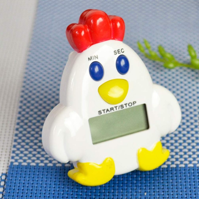 DOITOOL Chicken Timer Cooking Time Clock Clip on Animal Timer