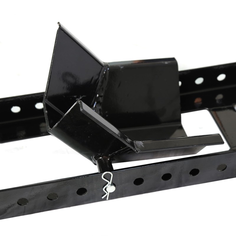 ECOTRIC Motorcycle Wheel Chock Stand Upright 1800lb Capacity, Adjustable Motorcycle